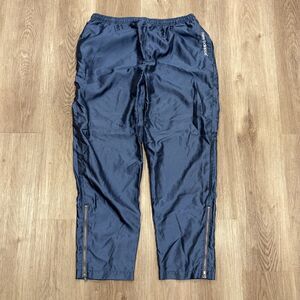 Vintage 90s New Balance Navy Blue Track Pants Men's Size Large Straight Leg